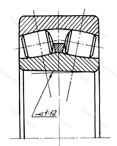 Подшипник  23268CAK (3153268) размер 340x620x224