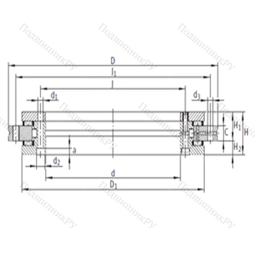 Подшипник комбинированный YRT 850