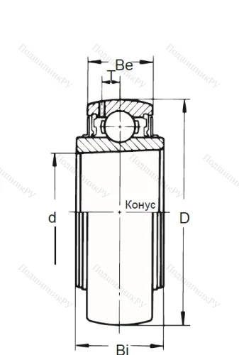 Корпусный подшипник UK 209 в Якутске