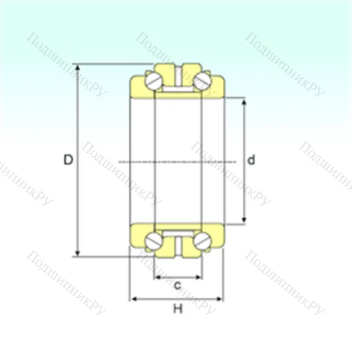Подшипник шариковый упорно-радиальный 234920