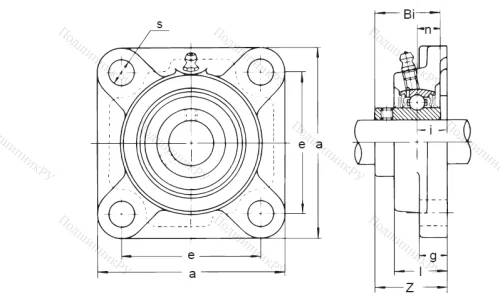Подшипниковый узел UCF 210 в Якутске