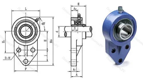 Подшипниковый узел UCFB 202 в Якутске