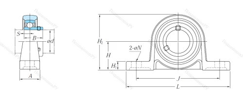 Подшипниковый узел UP 001 JE 1 в Якутске