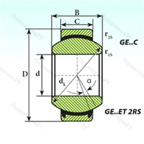 Подшипник скольжения сферический
