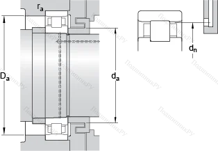 Подшипник N 1009 KTN/HC 5SP