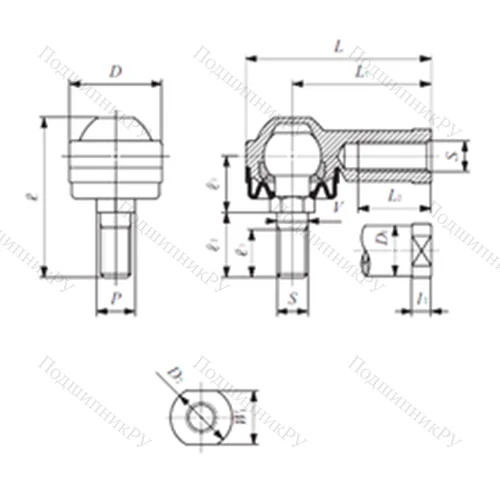 Подшипник скольжения сферический