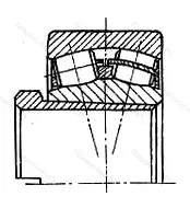 Модификация подшипника 753614 размер 70x160x55/68
