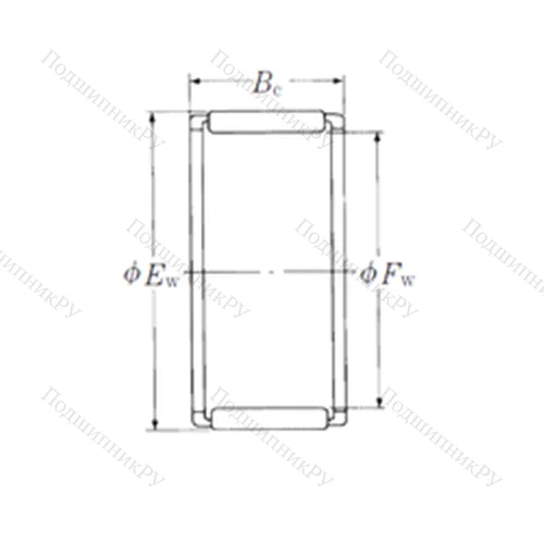 Подшипник игольчатый радиальный WJ-566424