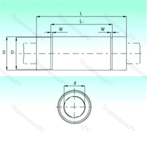 Подшипник шариковый линейный