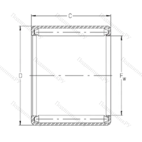 Подшипник игольчатый радиальный S 138