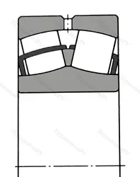 Модификация подшипника 4053134НЛ размер 170x260x90