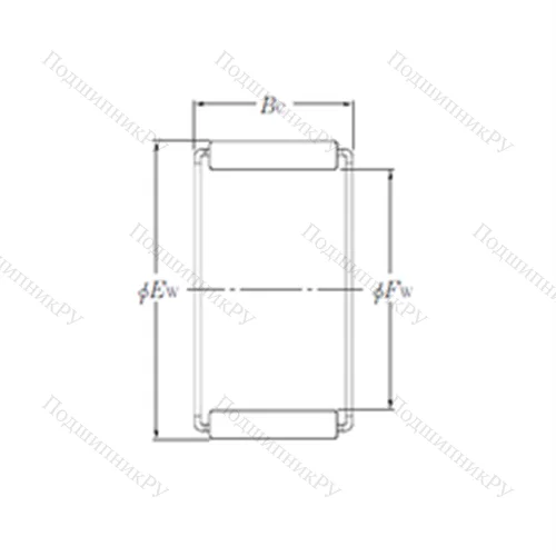 Подшипник игольчатый радиальный PCJ 344024