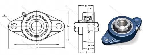 Подшипниковый узел UCFL 211 в Якутске