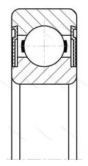Модификация подшипника 6-180212К1 размер 60x110x22 от производителя  ГПЗ-23