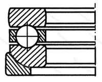 Подшипник  18222 (53222+U 222) 
