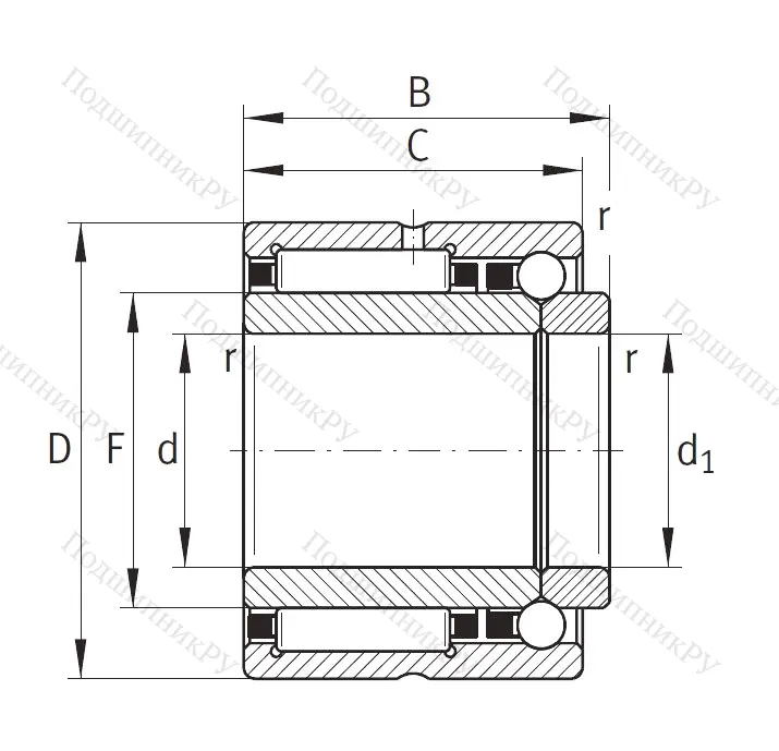 Комбинированный подшипник
