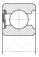 Модификация подшипника 6-160202 размер 15x35x11 ГПЗ-8 от производителя  ГПЗ-8