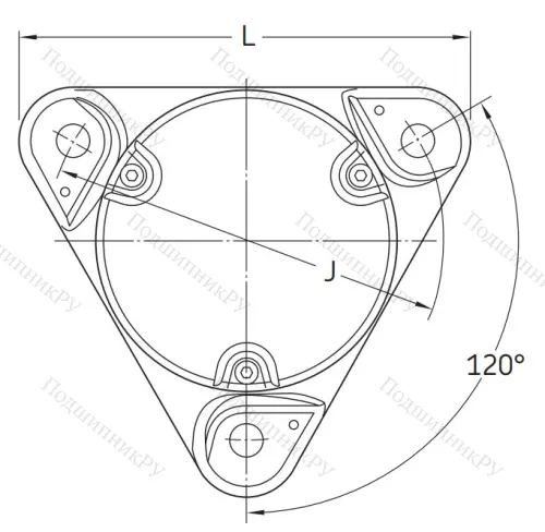 Подшипниковый фланцевый корпус FNL 515 A в Якутске
