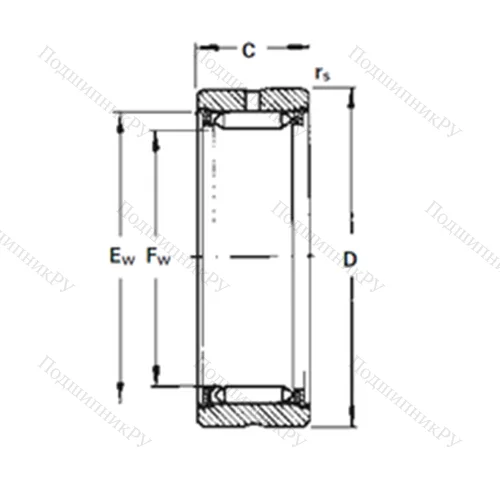 Подшипник игольчатый радиальный RNA 1035