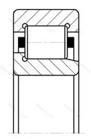 Подшипник NJ 218EC размер 90x160x30 от производителя  SKF