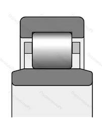 Модификация подшипника 56-2672934Р4 размер 170x230x33/36