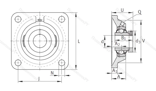 Подшипниковый узел  RCJ 65-214 в Якутске