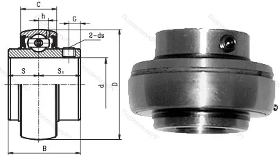 Корпусный подшипник UC 205 в Якутске