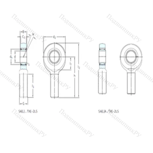 Подшипник скольжения сферический SA 70TXE-2LS