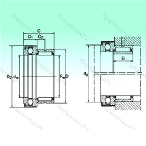 Подшипник комбинированный