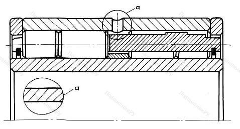 Модификация подшипника 36-442860ХМ размер 300x500x360