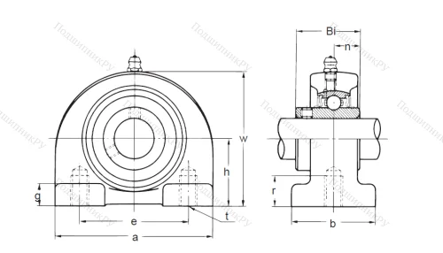 Подшипниковый узел UKP 218 в Якутске