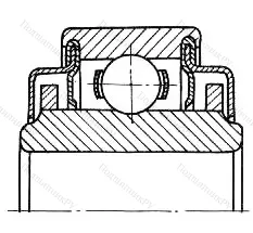 Модификация подшипника 76-770067КС15 размер 7x22x8/12,7
