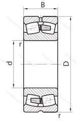 Подшипник  2538/1060 размер 1060x1580x480 от производителя  ЕПК