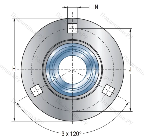 Подшипниковый корпус PF 207 в Якутске