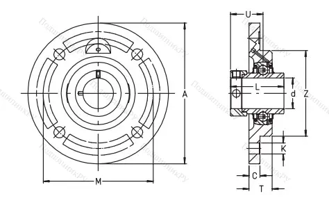 Подшипниковый корпус GG ME 10-N в Якутске