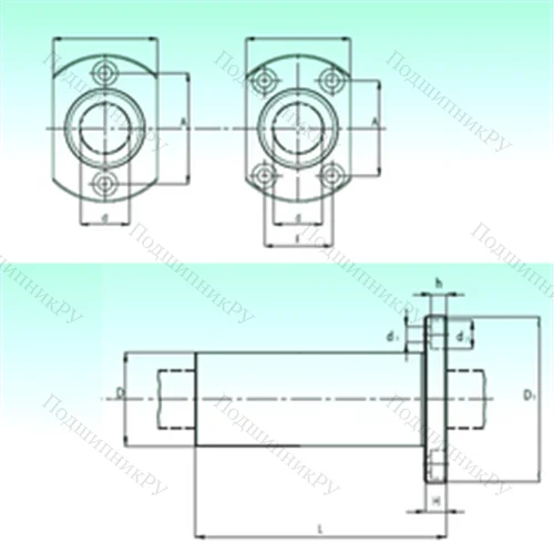 Подшипник шариковый линейный KBHL 16