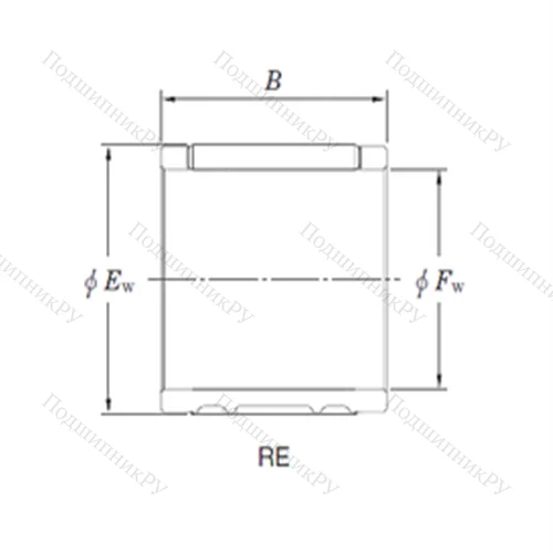 Подшипник игольчатый радиальный RE 192425AL 1