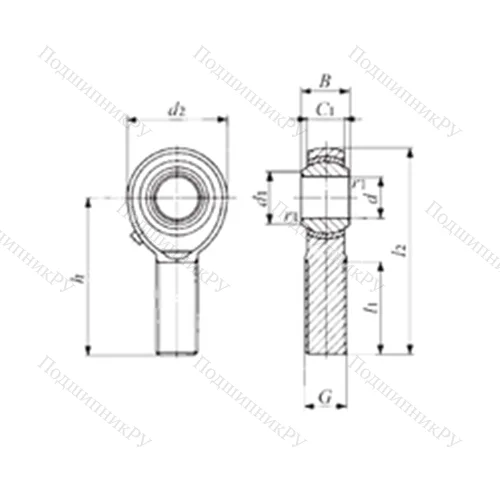 Подшипник скольжения сферический