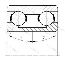 Подшипник 3204A/P 6 размер 20x47x20,6