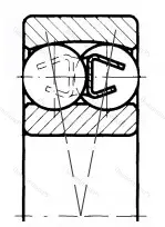 Подшипник 108/HWS 1 размер 8x22x7
