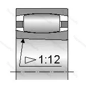 Модификация подшипника 3143752Т2 размер 260x440x144