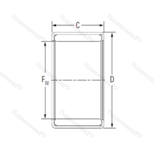 Подшипник игольчатый радиальный YM 3230