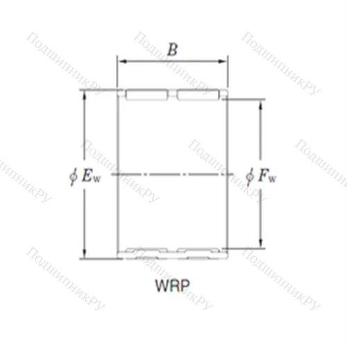 Подшипник игольчатый радиальный WRPU 384440F