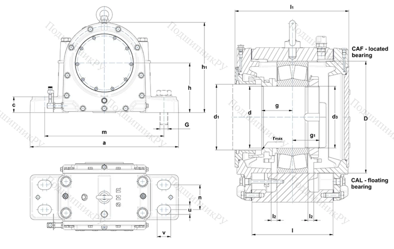 Подшипниковый корпус SNOE 224 CAL
