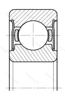 Подшипник 6409-2Z размер 45x120x29