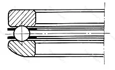 Подшипник  53206 (28206) размер 30x52x17,8 от производителя  SKF