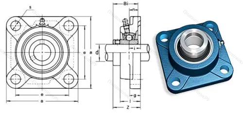 Подшипниковый узел UCF 214 в Якутске