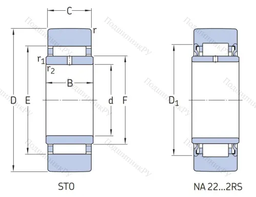 Подшипник NA 2204 2RS