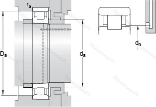 Подшипник N 1008 KPHA/HC 5SP