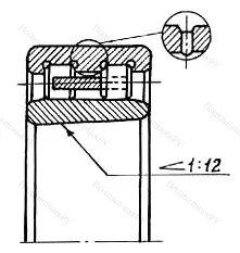 Подшипник  4162928 (NNU 4928K) размер 140x190x50 от производителя  ГПЗ-1